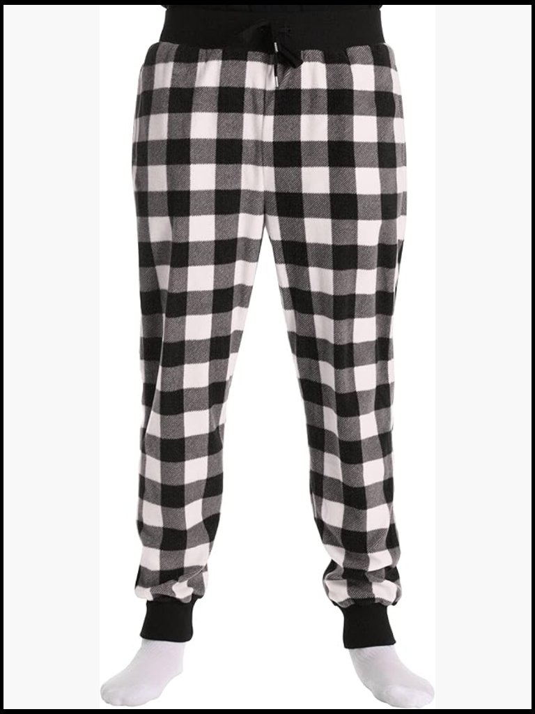Men's Microfleece Jogger Pajama Pant Polyester Loose Fit